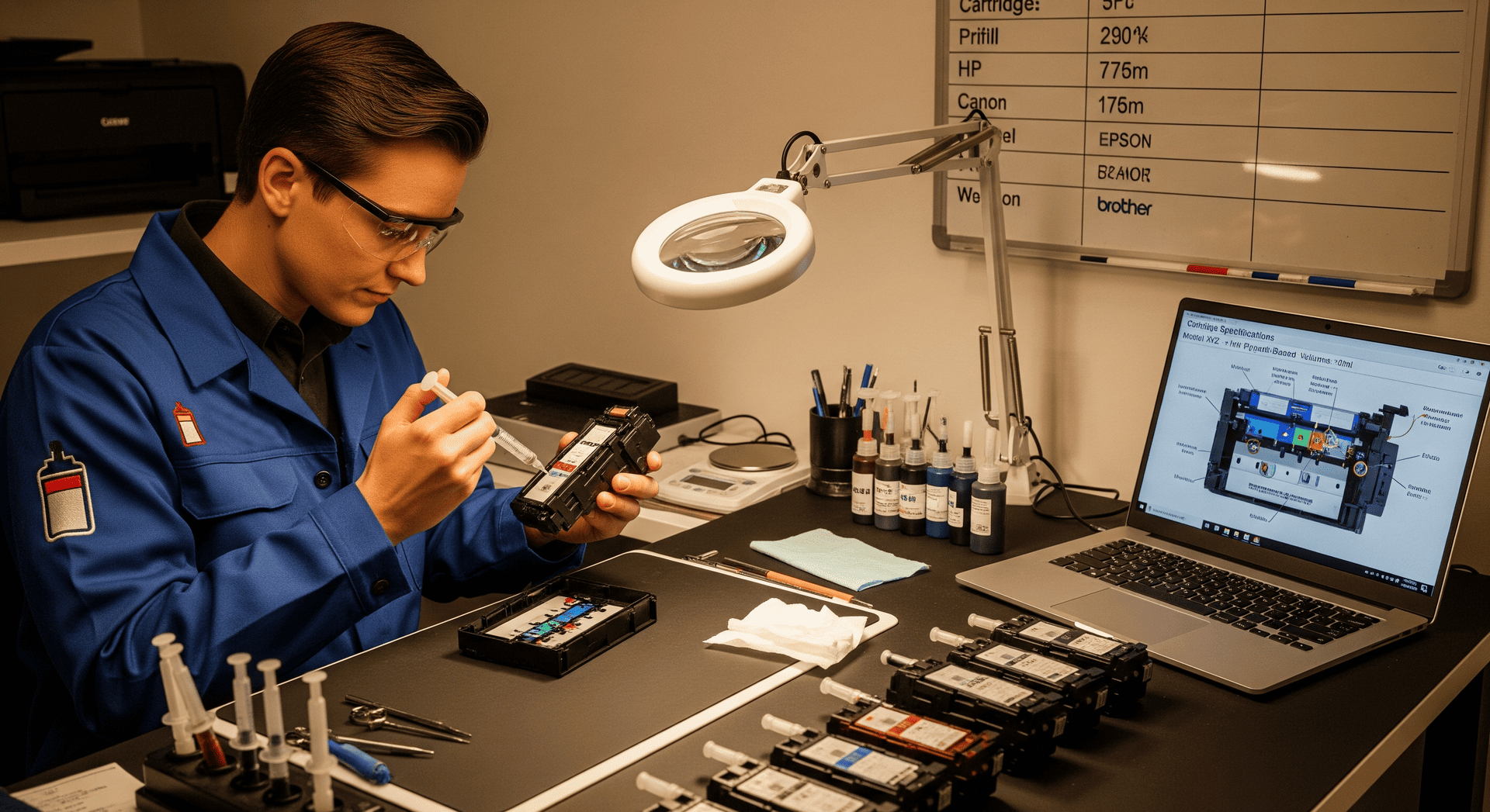 заправка картриджа принтера